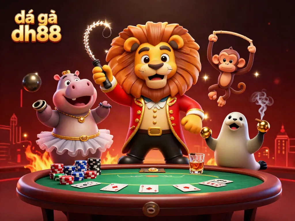 Experience the thrill of đá gà dh88 with vibrant characters and dynamic action from the cockfighting arena.