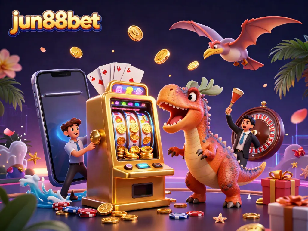 Experience exciting gameplay with jun88bet as a pachycephalosaurus triumphs in a casino scene.